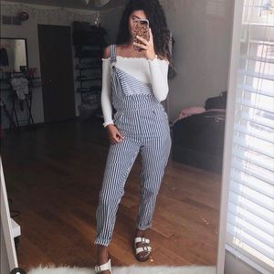 Stripped overalls